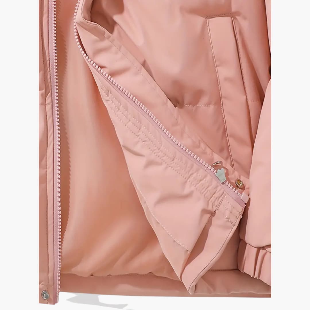 Lara - manteau d'hiver matelassé avec capuche