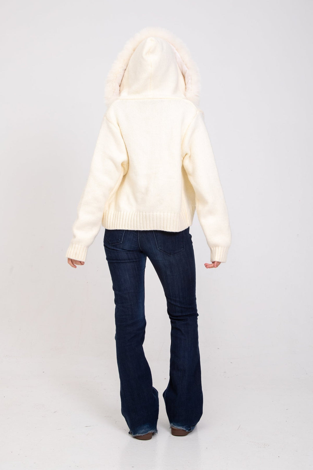 Natalia - Manteau en laine avec capuche