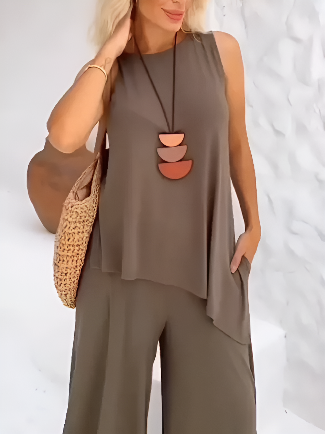 Lorena | Ensemble élégant sans manches