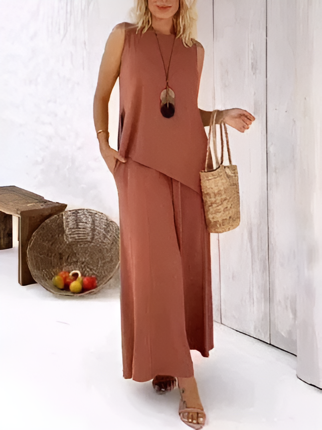 Lorena | Ensemble élégant sans manches