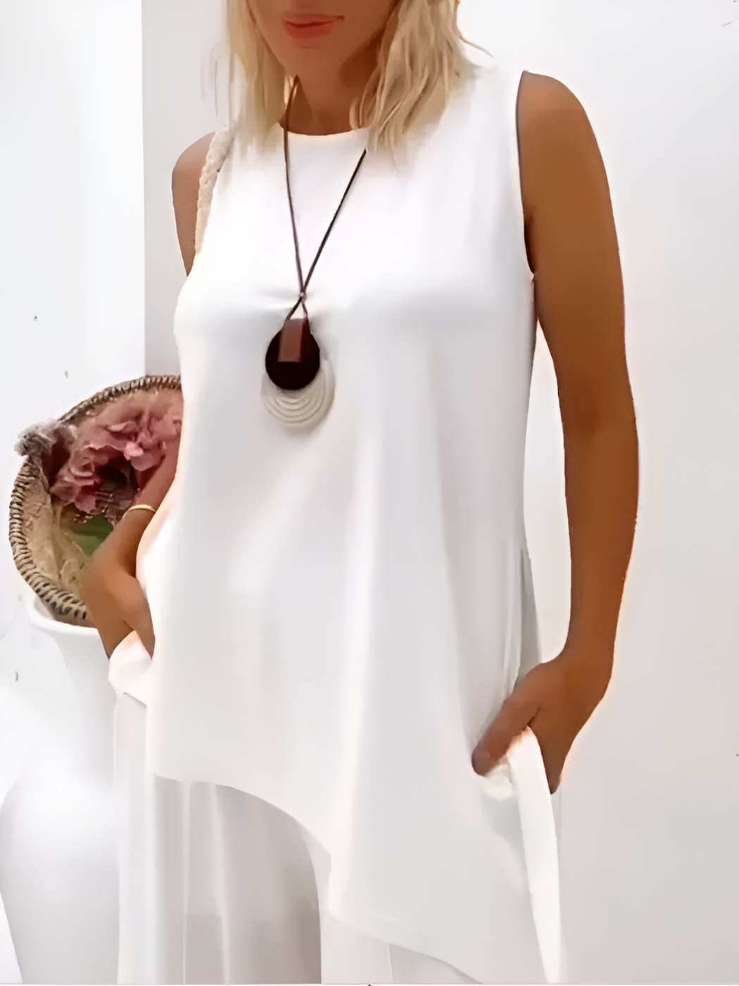 Lorena | Ensemble élégant sans manches