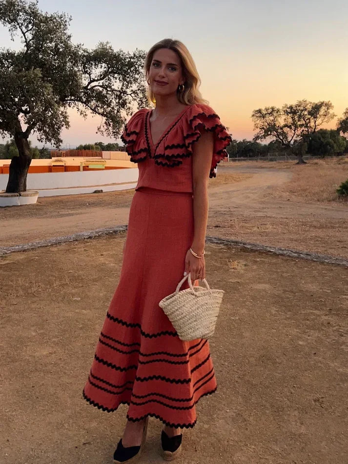 Ensemble Top et Jupe | María