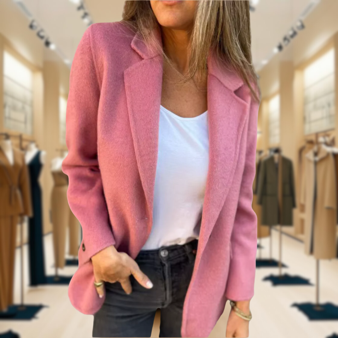 Suzanne - Blazer en Laine Décontracté