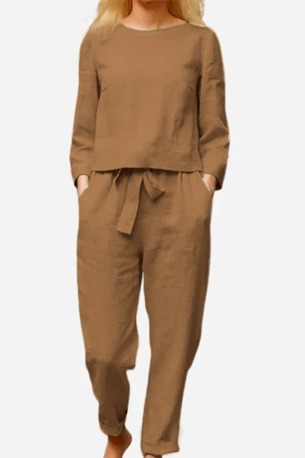 Inés | Ensemble Chic en Lin (1+1 Gratuit)