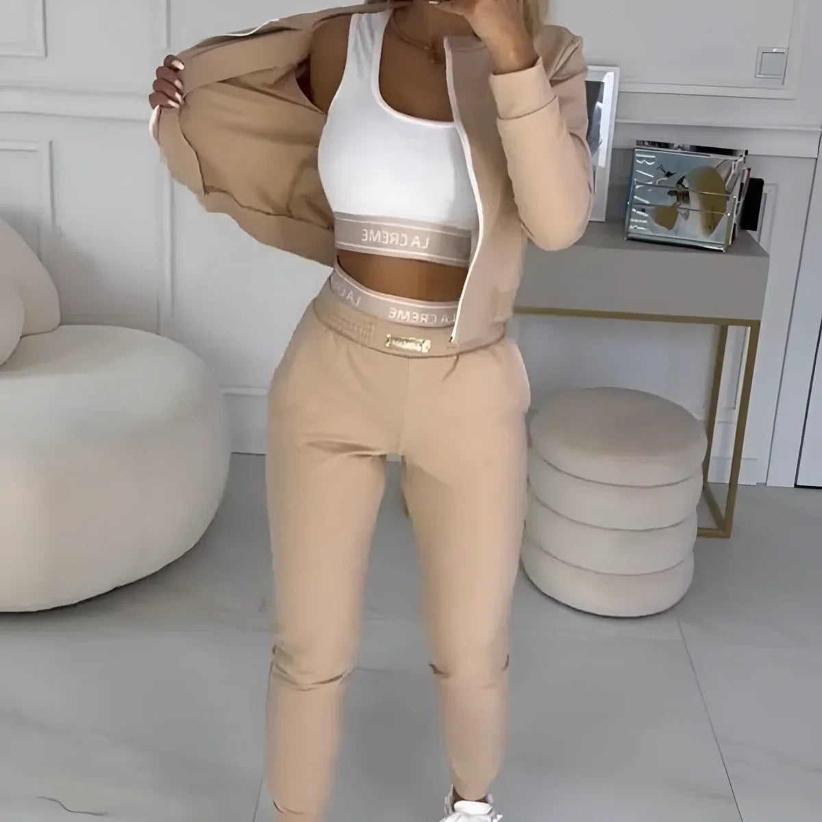 Nova I Ensemble de 3 pièces avec fermeture éclair pour femme