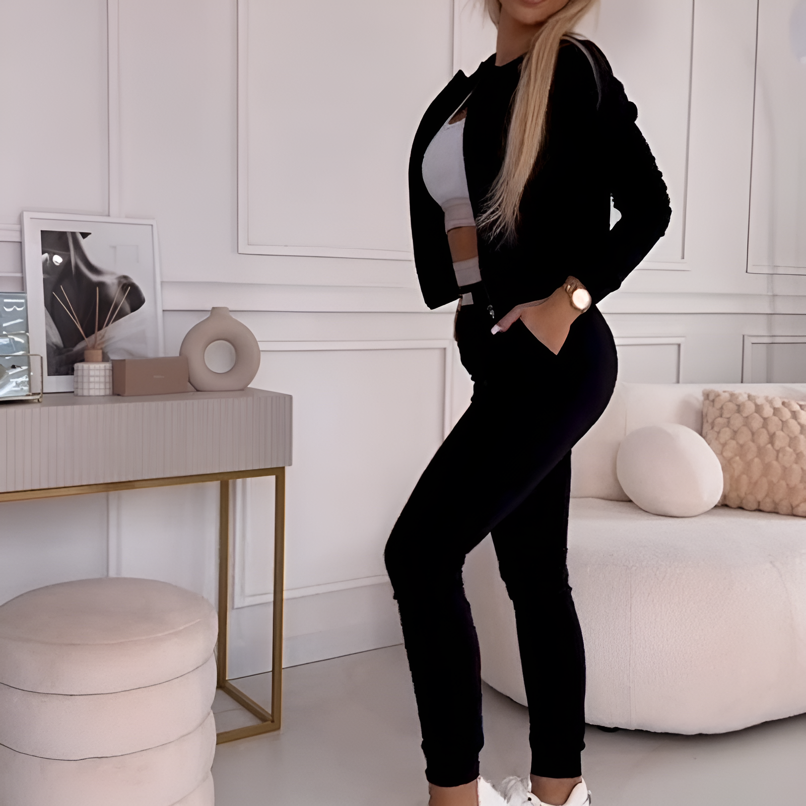 Nova I Ensemble de 3 pièces avec fermeture éclair pour femme