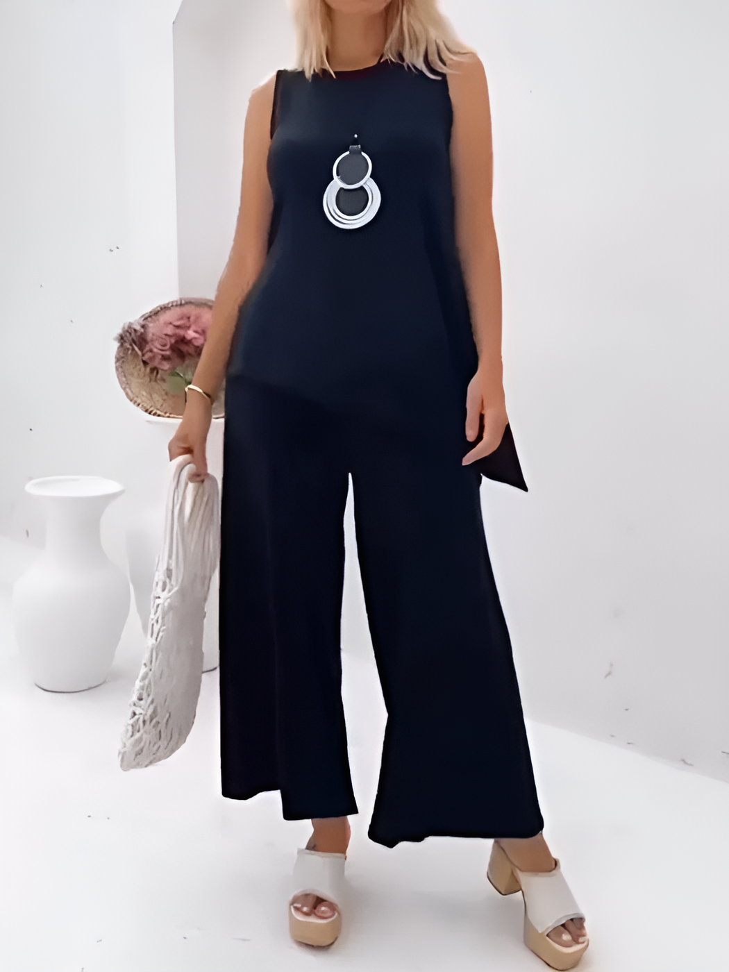 Lorena | Ensemble élégant sans manches