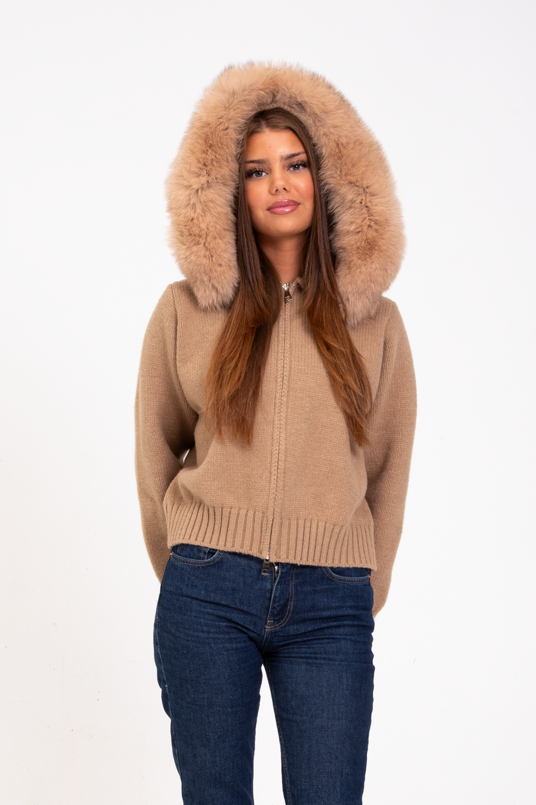 Natalia - Manteau en laine avec capuche