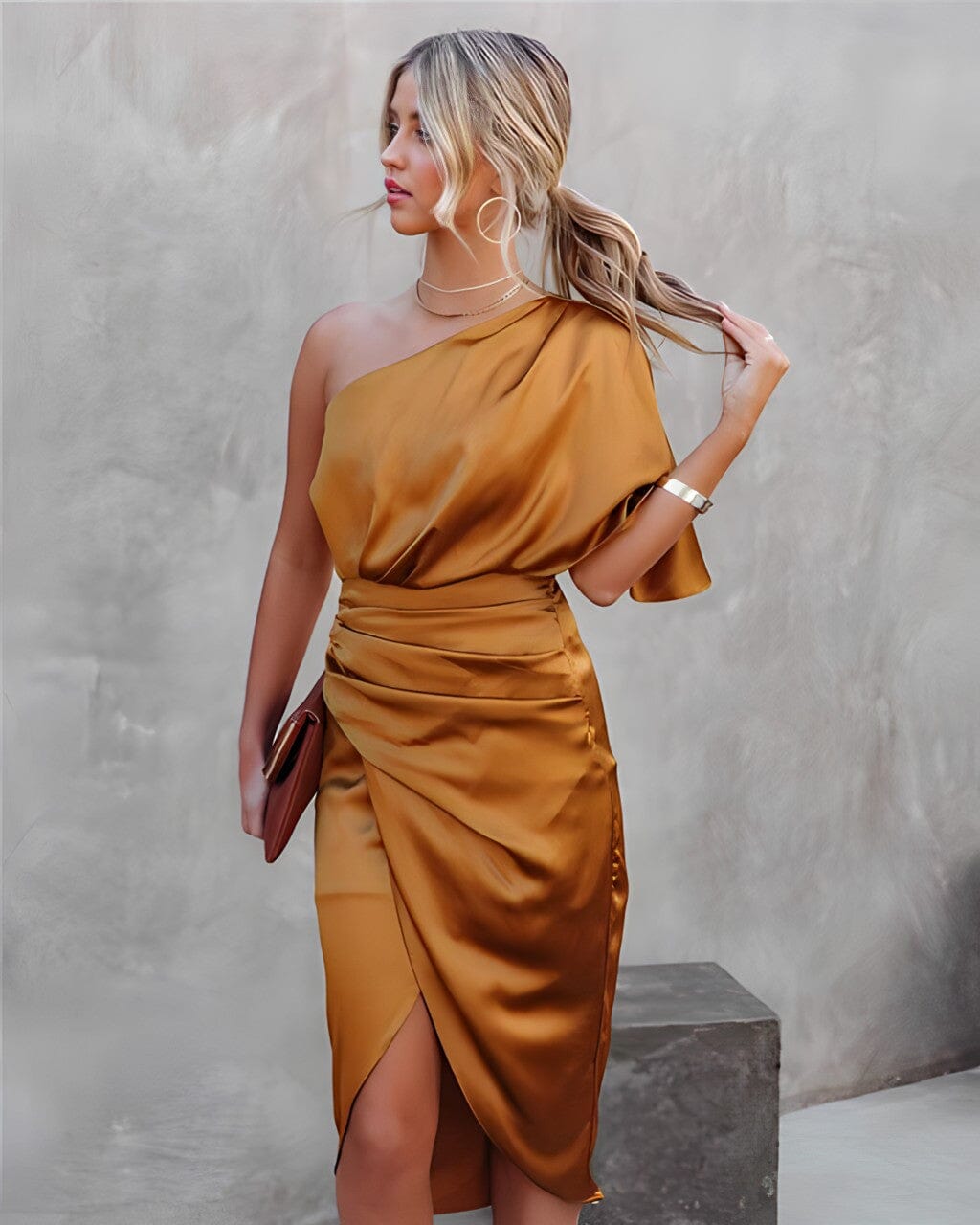 Robe asymétrique élégante